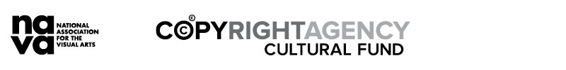 Copyright Agency Cultural Fund and National Association for the Visual Arts logos