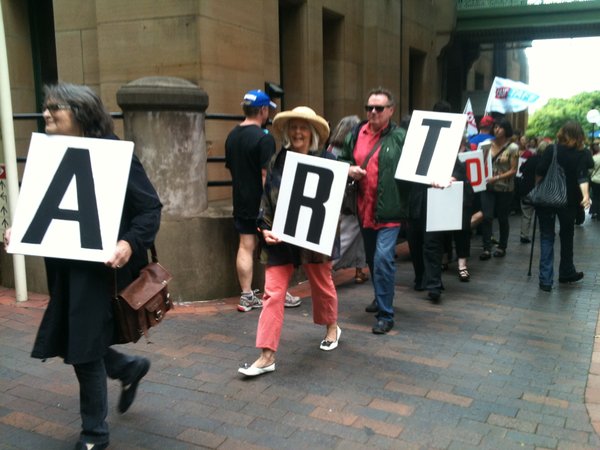 TAFE Cuts Protest at NSW Parliament House
