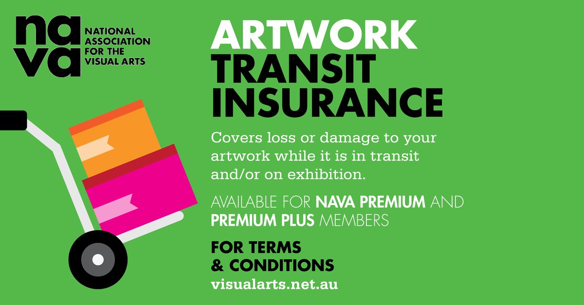 Artwork Transit Insurance - covers loss or damage to your artwork while it is in transit and on exhibition