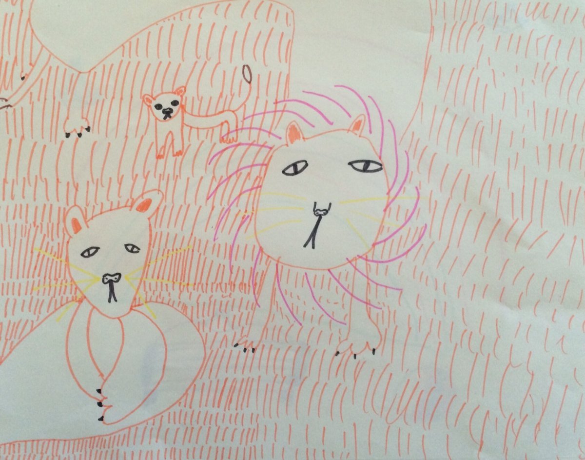 Nora Speyer, aged 7, Lions, 2014