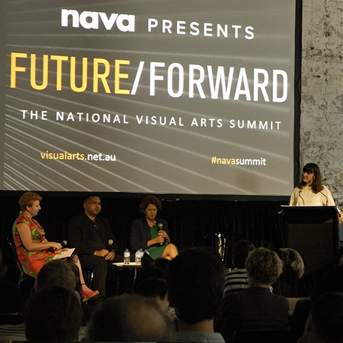 Future Forward panel 2014. Photo: Joan Cameron-Smith